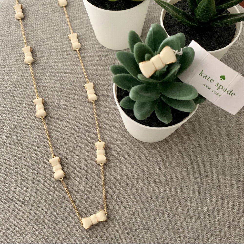 Kate Spade “Take A Bow” Necklace & Ring